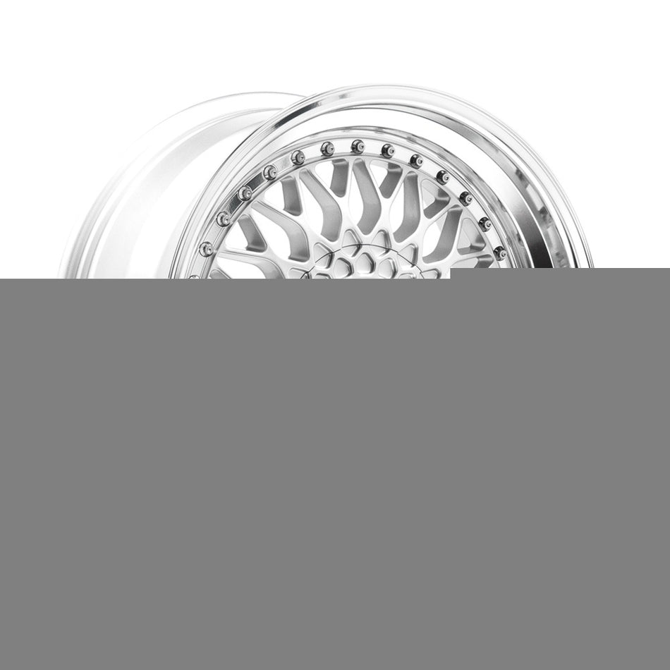 LENSO BSX 7.0x15 ET30 4x100 CB73.1 GLOSS SILVER & POLISHED