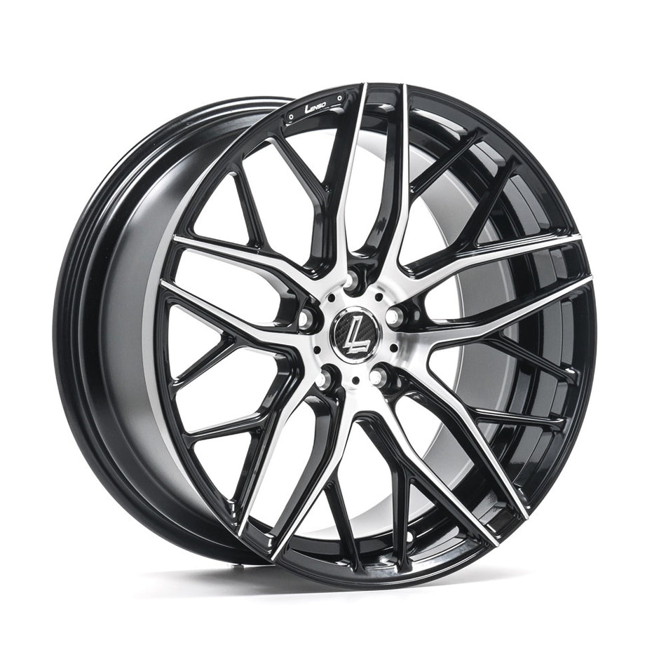 LENSO CQA 8.5x19 ET42 5x114.3 CB72.6 GLOSS BLACK & POLISHED