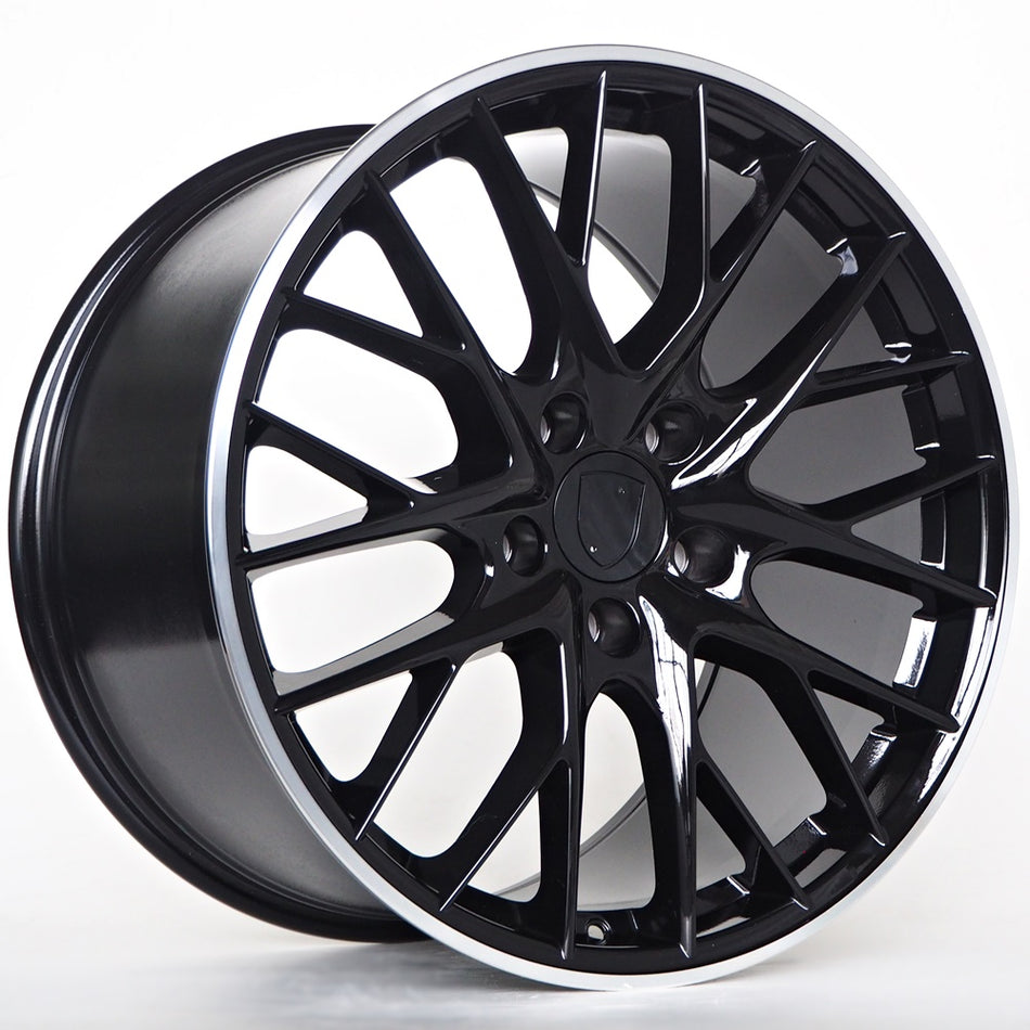 Ratlankis Mason 11,5X20 5X130 ET69 71,6 Black Lip Polished