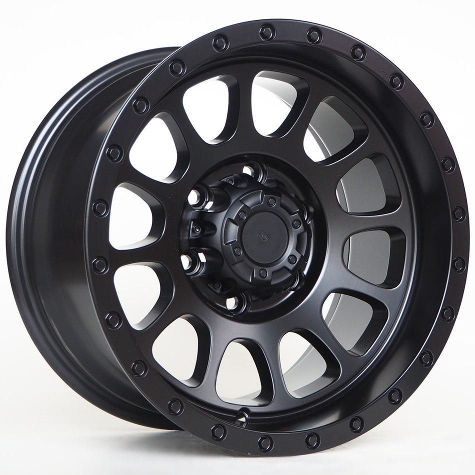 Ratlankis OF4 (4x4) 8,5X16 6X139,7 ET0 110,1 Matt Black