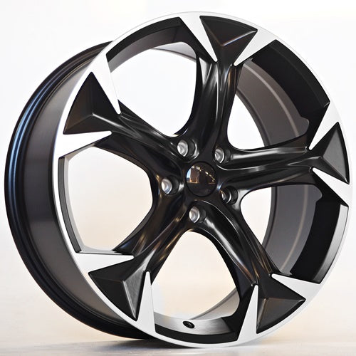 Ratlankis Sven 8,5X19 5X112 ET43 57,1 Matt Black Polished