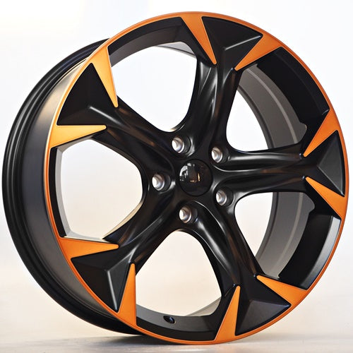 Ratlankis Sven 8,5X19 5X112 ET43 57,1 Matt Black Polished Bronze
